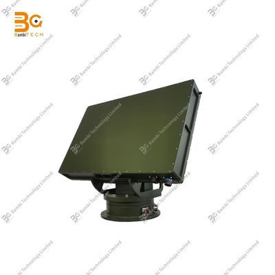 Водонепроницаемый IP66, дальность 3 км, Ku-диапазон, регулируемая точность, радарный детектор для БПЛА